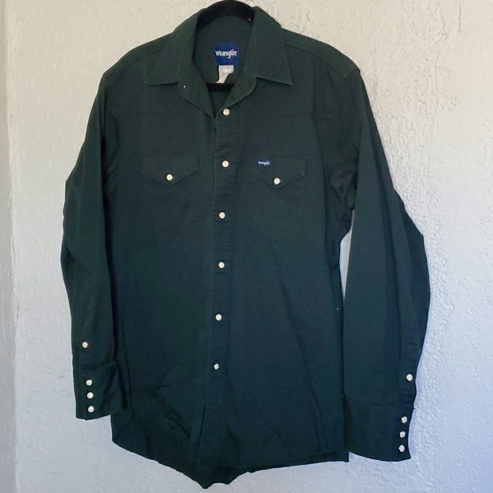 Wrangler | Vintage Snap Button Thick Cotton Shirt